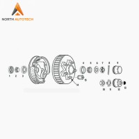 5.2K 5200 Lbs Capacity Drop Axle with 12 Inch Electric Brake Torsion Axle